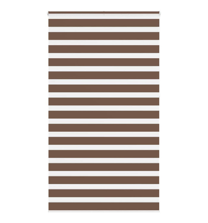 Store zèbre marron 120x230cm largeur du tissu 115,9cm polyester | Mobilier & Déco