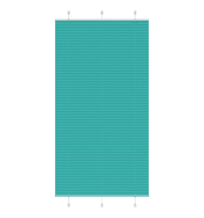 Store plissé vert pétrole 110x200cm largeur du tissu 109,4cm | Mobilier & Déco