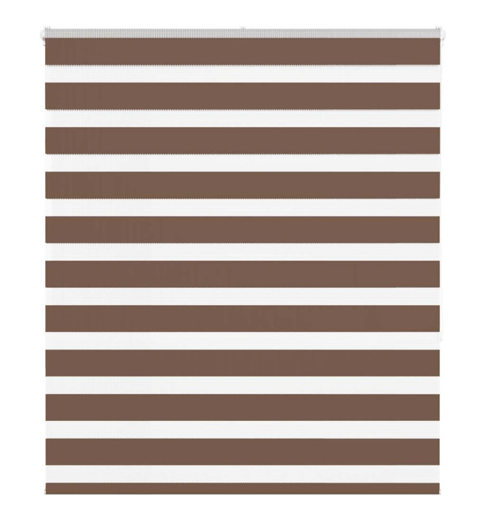 Store zèbre marron 120x150cm largeur du tissu 115,9cm polyester | Mobilier & Déco