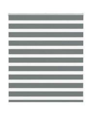 Store zèbre gris foncé largeur du tissu 115,9 cm polyester | Mobilier & Déco