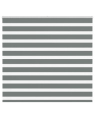 Store zèbre gris foncé largeur du tissu 150,9 cm polyester | Mobilier & Déco