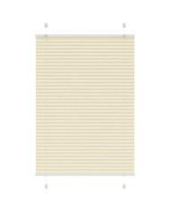 Store plissé crème 100x150 cm largeur du tissu 99,4cm polyester | Mobilier & Déco