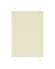 Store plissé crème 90x150 cm largeur du tissu 89,4 cm polyester | Mobilier & Déco