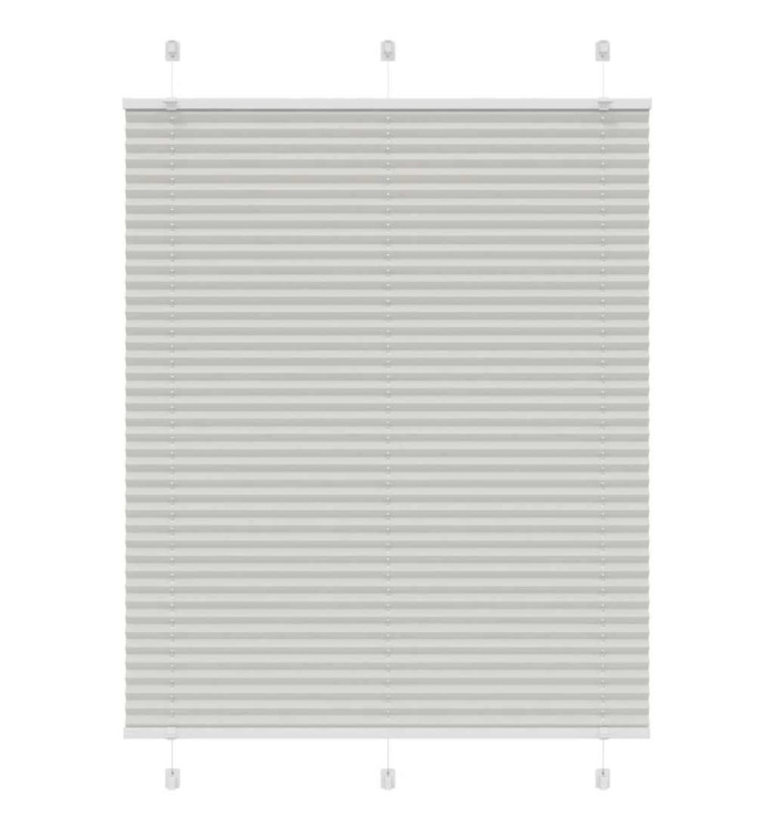 Store plissé gris clair 110x100cm largeur du tissu 109,4cm | Mobilier & Déco