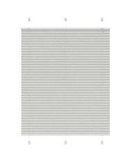 Store plissé gris clair 110x100cm largeur du tissu 109,4cm | Mobilier & Déco