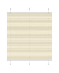 Store plissé crème 115x100cm largeur du tissu 114,4cm polyester | Mobilier & Déco