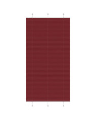 Store plissé rouge bordeaux 105x200 cm largeur du tissu 104,4cm | Mobilier & Déco