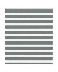 Store zèbre gris foncé largeur du tissu 115,9 cm polyester | Mobilier & Déco