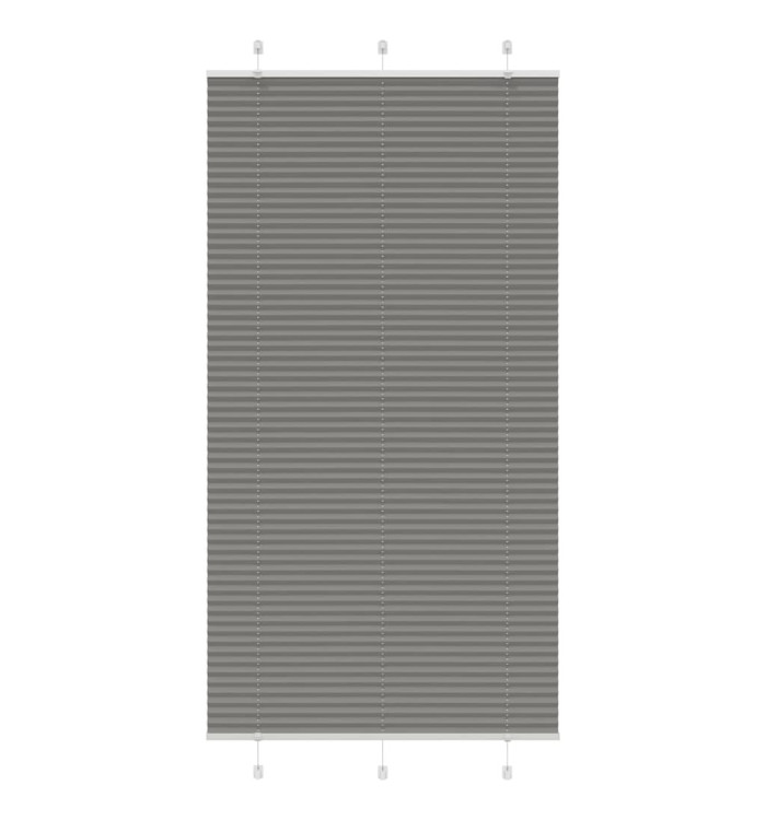 Store plissé anthracite 105x200 cm largeur du tissu 104,4 cm | Mobilier & Déco