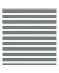 Store zèbre gris foncé largeur du tissu 140,9 cm polyester | Mobilier & Déco