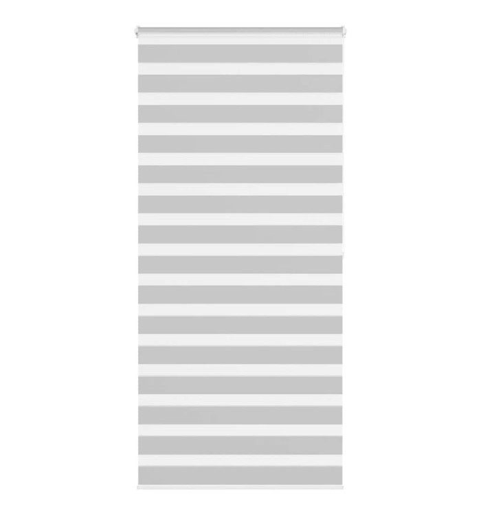 Store zèbre gris clair largeur du tissu 100,9 cm polyester | Mobilier & Déco