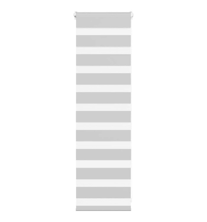 Store zèbre gris clair largeur du tissu 45,9 cm polyester | Mobilier & Déco