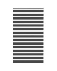 Store zèbre noir 125x230 cm largeur du tissu 120,9 cm polyester | Mobilier & Déco