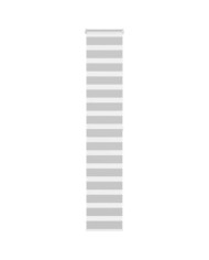 Store zèbre gris clair largeur du tissu 40,9 cm polyester | Mobilier & Déco