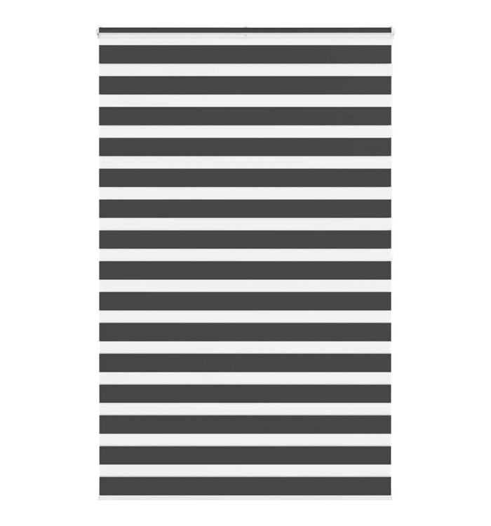 Store zèbre noir 150x200 cm largeur du tissu 145,9 cm polyester | Mobilier & Déco
