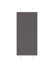 Store plissé noir 65x100 cm largeur du tissu 64,4 cm polyester | Mobilier & Déco