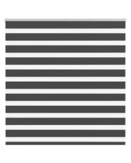 Store zèbre noir 150x100 cm largeur du tissu 145,9 cm polyester | Mobilier & Déco