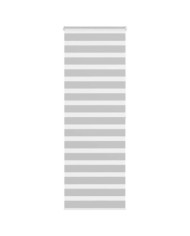 Store zèbre gris clair largeur du tissu 80,9 cm polyester | Mobilier & Déco