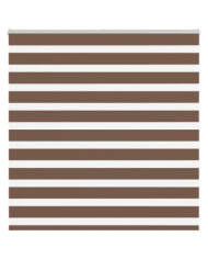 Store zèbre marron 145x100cm largeur du tissu 140,9cm polyester | Mobilier & Déco
