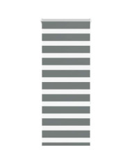 Store zèbre gris foncé largeur du tissu 55,9 cm polyester | Mobilier & Déco