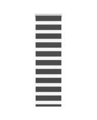 Store zèbre noir 50x150 cm largeur du tissu 45,9 cm polyester | Mobilier & Déco