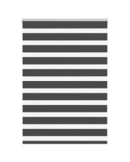 Store zèbre noir 115x100 cm largeur du tissu 110,9 cm polyester | Mobilier & Déco