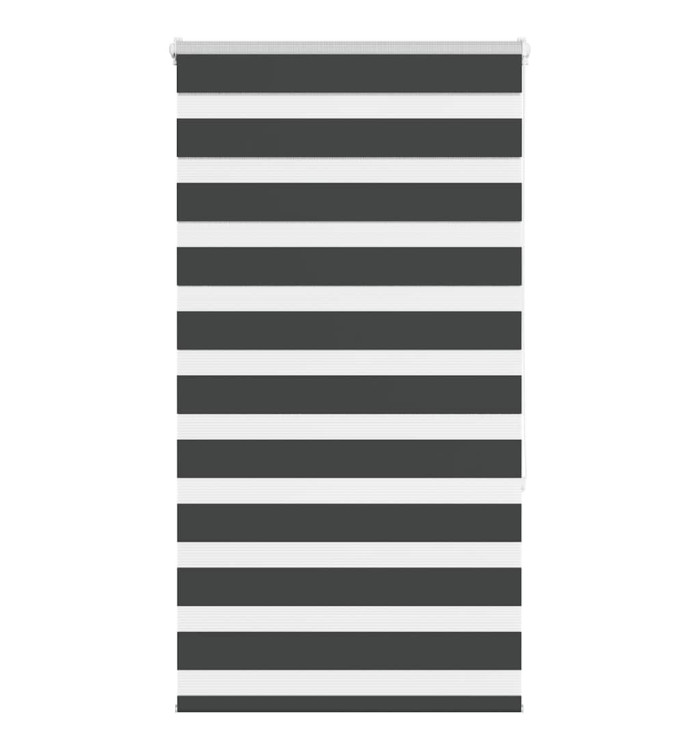 Store zèbre noir 80x150 cm largeur du tissu 75,9 cm polyester | Mobilier & Déco