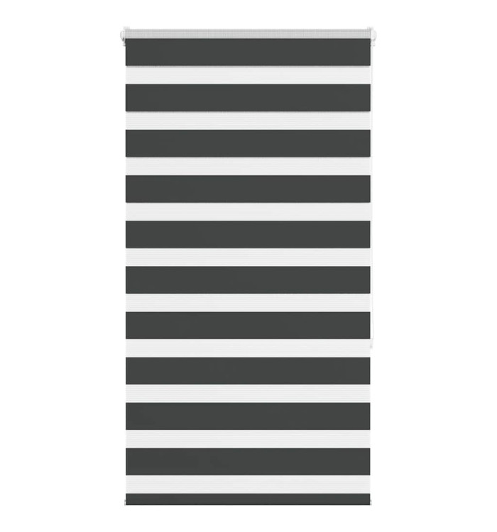 Store zèbre noir 90x150 cm largeur du tissu 85,9 cm polyester | Mobilier & Déco