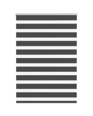 Store zèbre noir 115x150 cm largeur du tissu 110,9 cm polyester | Mobilier & Déco