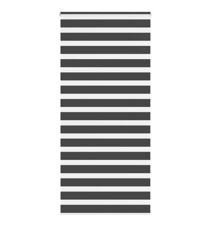 Store zèbre noir 95x230 cm largeur du tissu 90,9 cm polyester | Mobilier & Déco