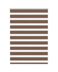Store zèbre marron 110x100cm largeur du tissu 105,9cm polyester | Mobilier & Déco