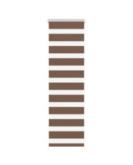 Store zèbre marron 50x100 cm largeur du tissu 45,9 cm polyester | Mobilier & Déco