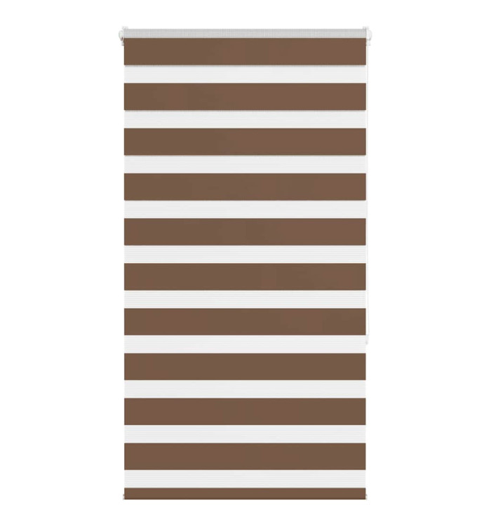 Store zèbre marron 85x150 cm largeur du tissu 80,9 cm polyester | Mobilier & Déco