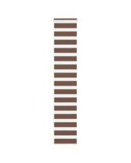 Store zèbre marron 50x230 cm largeur du tissu 45,9 cm polyester | Mobilier & Déco