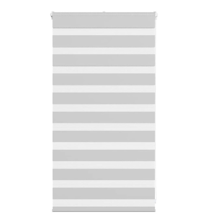 Store zèbre gris clair largeur du tissu 65,9 cm polyester | Mobilier & Déco