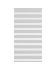 Store zèbre gris clair largeur du tissu 65,9 cm polyester | Mobilier & Déco