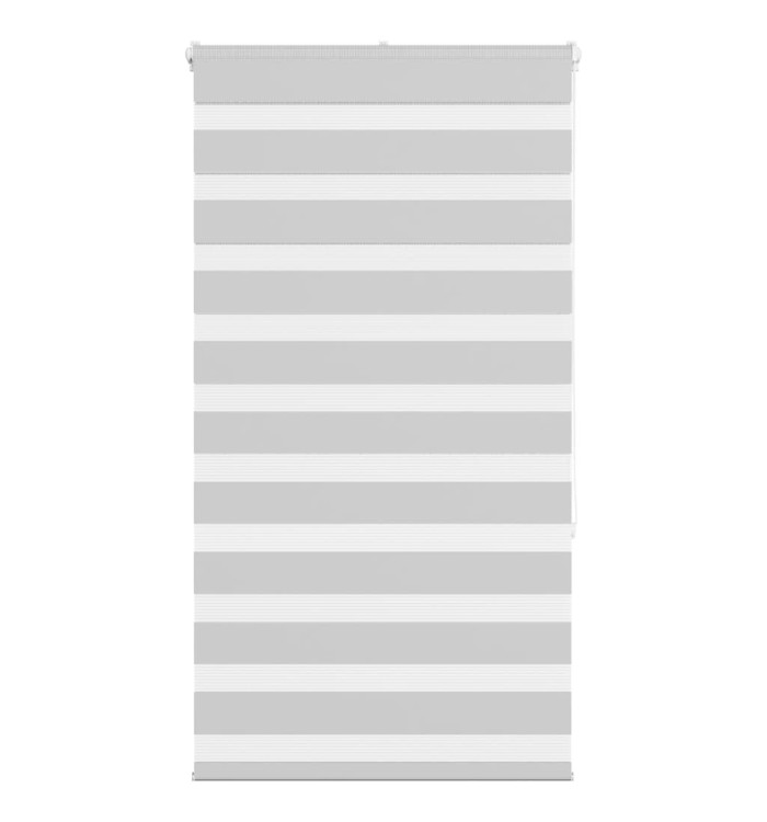 Store zèbre gris clair largeur du tissu 75,9 cm polyester | Mobilier & Déco