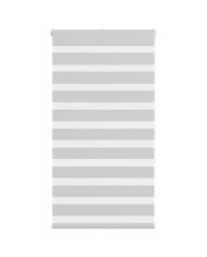 Store zèbre gris clair largeur du tissu 75,9 cm polyester | Mobilier & Déco
