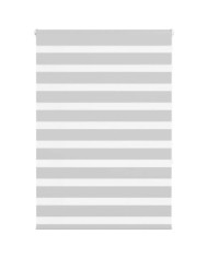 Store zèbre gris clair largeur du tissu 105,9 cm polyester | Mobilier & Déco