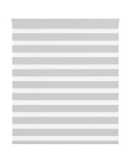 Store zèbre gris clair largeur du tissu 115,9 cm polyester | Mobilier & Déco