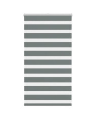 Store zèbre gris foncé largeur du tissu 80,9 cm polyester | Mobilier & Déco