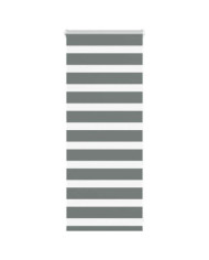 Store zèbre gris foncé largeur du tissu 60,9 cm polyester | Mobilier & Déco