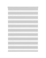 Store zèbre gris clair largeur du tissu 100,9 cm polyester | Mobilier & Déco