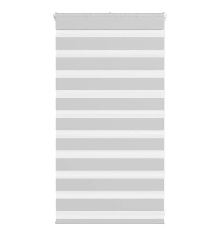 Store zèbre gris clair largeur du tissu 75,9 cm polyester | Mobilier & Déco
