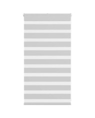 Store zèbre gris clair largeur du tissu 75,9 cm polyester | Mobilier & Déco