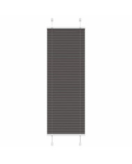 Store plissé noir 50x150 cm largeur du tissu 49,4 cm polyester | Mobilier & Déco