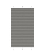 Store plissé anthracite 115x200 cm largeur du tissu 114,4 cm | Mobilier & Déco