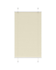 Store plissé crème 80x100 cm largeur du tissu 79,4 cm polyester | Mobilier & Déco