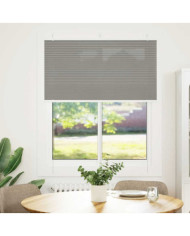Store plissé anthracite 105x100 cm largeur du tissu 104,4 cm | Mobilier & Déco