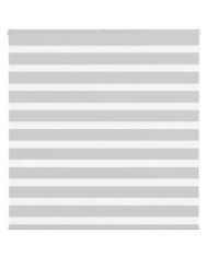 Store zèbre gris clair largeur du tissu 145,9 cm polyester | Mobilier & Déco